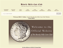 Tablet Screenshot of bhcoinclub.org